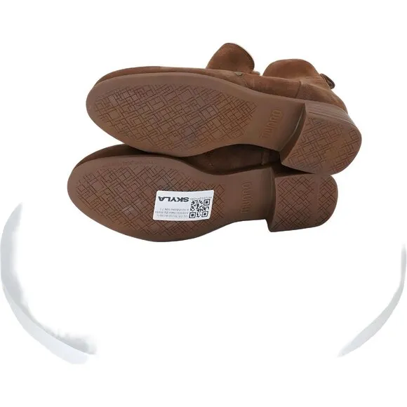 Munro Women's Neko Zip Bootie Almond Brown Boots Size 7.5