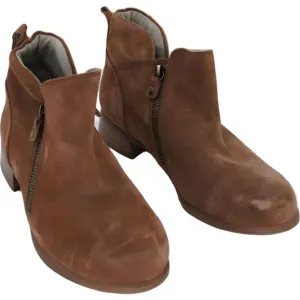 Munro Women's Neko Zip Bootie Almond Brown Boots Size 7.5