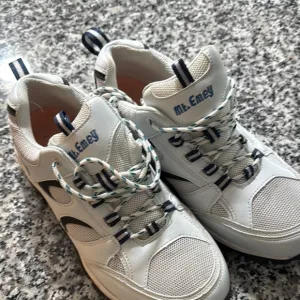 My Emey White Sneakers with Black Accents