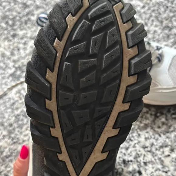 My Emey White Sneakers with Black Accents