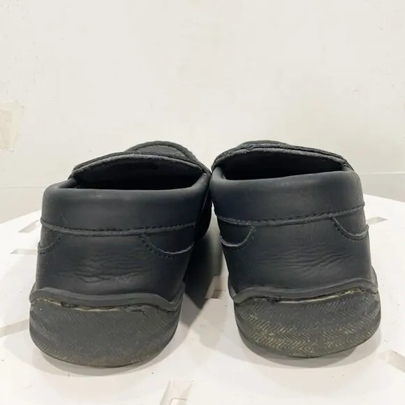 My Slippers Shoes Loafers Genuine Leather Womens Black Sz 8 MY PILLOW Co