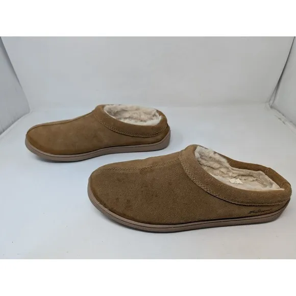 My Slippers Slip-on Clog Style House Shoes Chestnut Brown 74018-12 Men's Size 11