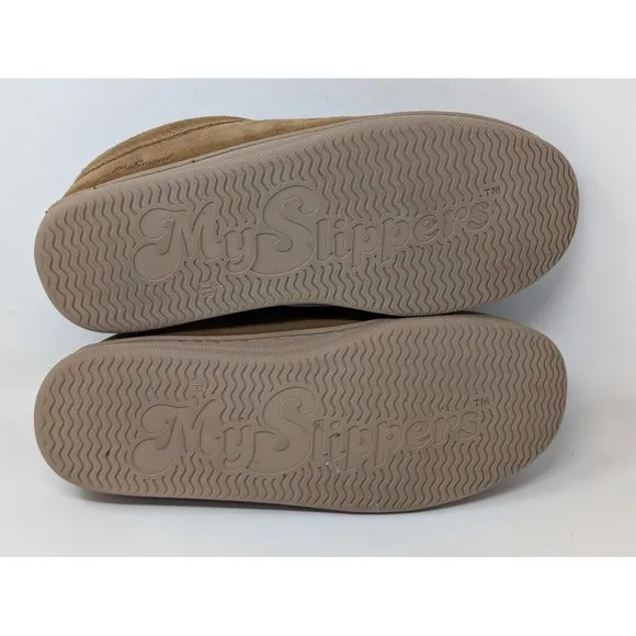 My Slippers Slip-on Clog Style House Shoes Chestnut Brown 74018-12 Men's Size 11