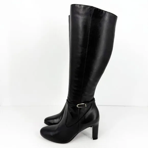 Naturalizer Henny Womens Boots US 9.5M EU 39.5 Black Leather NWOB