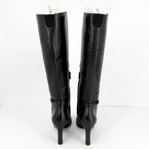Naturalizer Henny Womens Boots US 9.5M EU 39.5 Black Leather NWOB