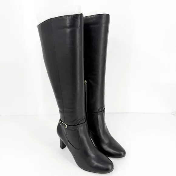 Naturalizer Henny Womens Boots US 9.5M EU 39.5 Black Leather NWOB