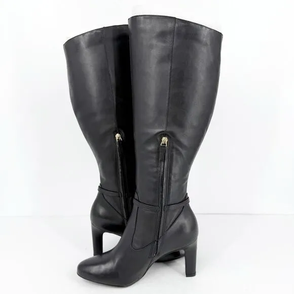 Naturalizer Henny Womens Boots US 9.5M EU 39.5 Black Leather NWOB