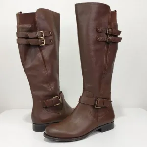 Naturalizer Jessie Knee High Real Leather Boot Women's Size 9.5 READ DES…