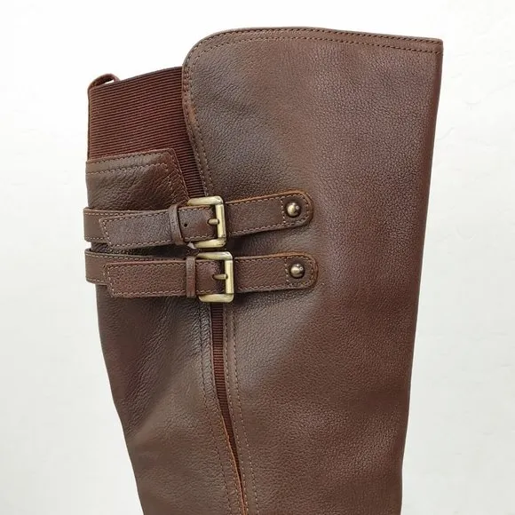 Naturalizer Jessie Knee High Real Leather Boot Women's Size 9.5 READ DES…
