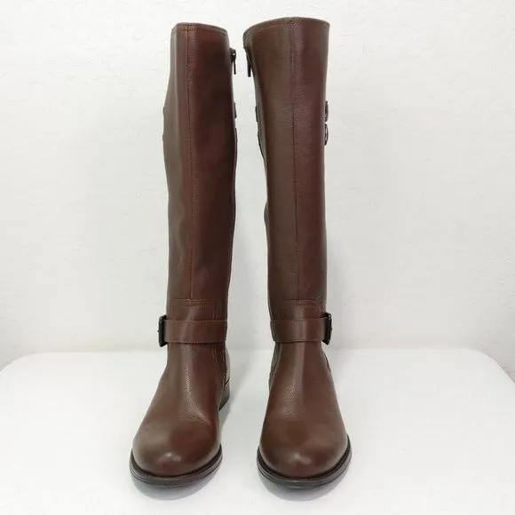 Naturalizer Jessie Knee High Real Leather Boot Women's Size 9.5 READ DES…