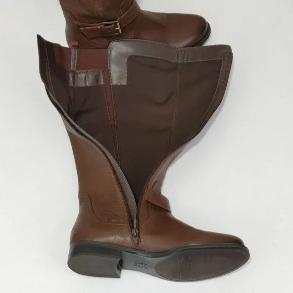 Naturalizer Jessie Knee High Real Leather Boot Women's Size 9.5 READ DES…