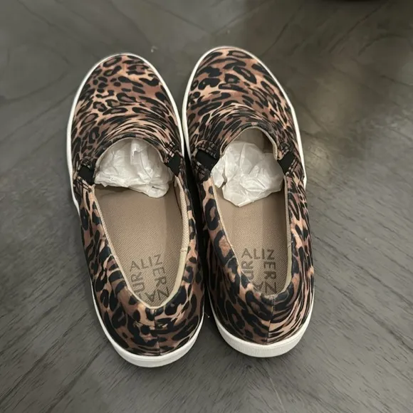 Naturalizer Women's Casual Shoes Marianne Slip On Sneakers Brown Cheeta (WIDE)
