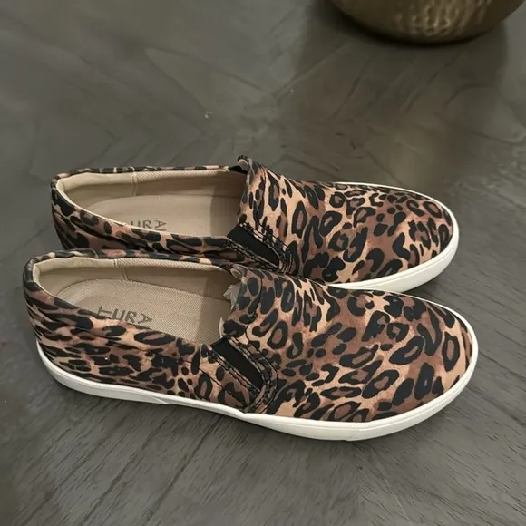 Naturalizer Women's Casual Shoes Marianne Slip On Sneakers Brown Cheeta (WIDE)