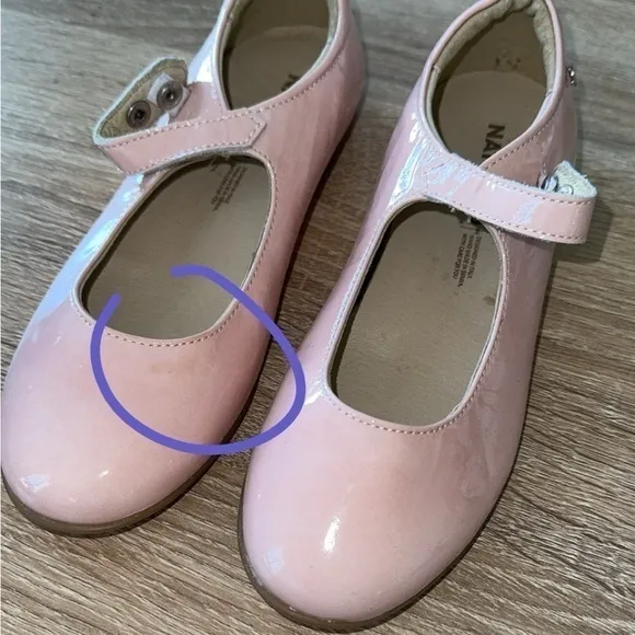 Naturino‎ Ovindoli Pink Patent Mary Jane Shoes Size 1.5