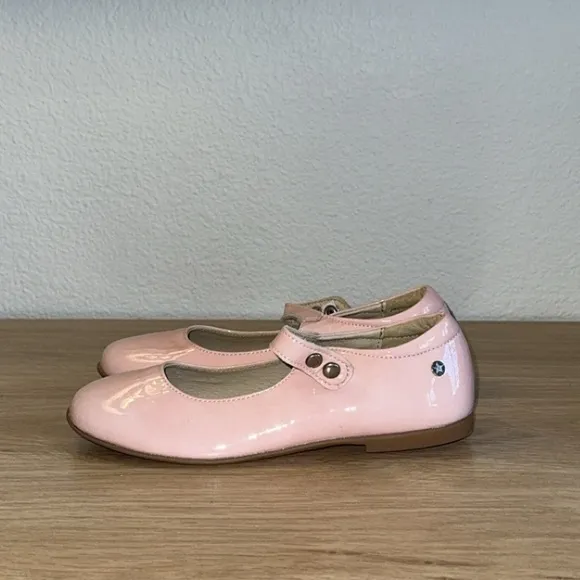 Naturino‎ Ovindoli Pink Patent Mary Jane Shoes Size 1.5