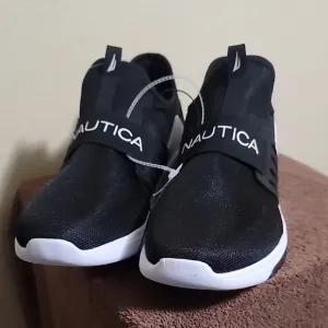 Nautica Black Slip-On Sneakers