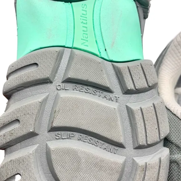 Nautilus | Women | Spark Oxford Gray Carbon Toe Work Shoes | Size 4.5