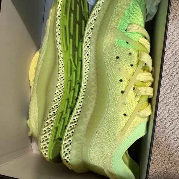 Neon Green Athletic Sneakers adidas size 5 men’s Fusio