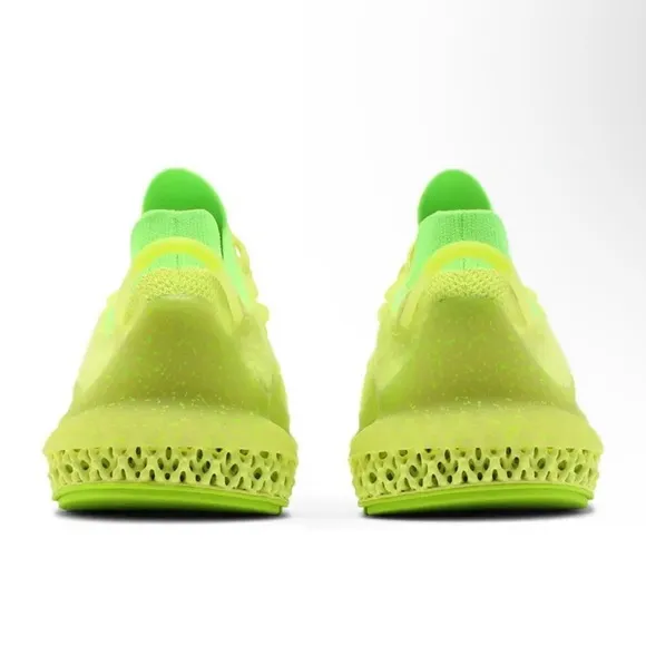 Neon Green Athletic Sneakers adidas size 5 men’s Fusio