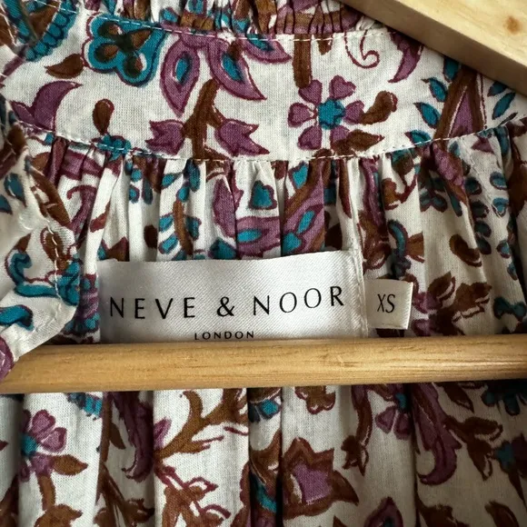 Neve &amp; Noor Tilly Dress in Autumn Paisley