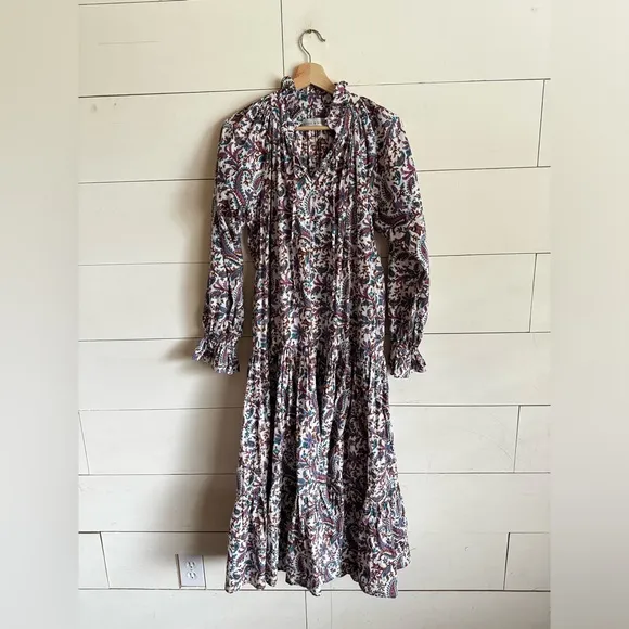 Neve &amp; Noor Tilly Dress in Autumn Paisley