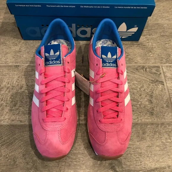 New Adidas Original Country Japan Sneakers Pink White Men’s Shoes Multiple Sizes