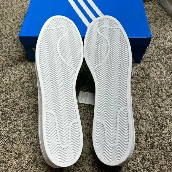 New Adidas Originals Superstar Men's Size 19 White Black Sneakers Shoes C77124​