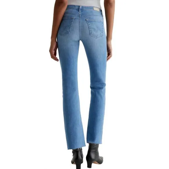 NEW AG JEANS angel low rise boot jeans in nordic sea