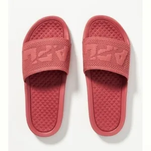NEW APL Logo Techloom Slides Sandals sz 6 Cedar Mauve Pink Slip On Shoes