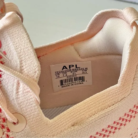 NEW! APL Techloom Breeze Pink Athletic Sneakers, Size 10, Women’s