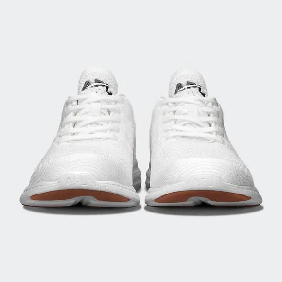 NEW APL women's techloom pro shoes in white/black/gum