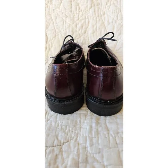 NEW Bacco Bucci Amherst Sz 10 Dark Brown Leather Lace Up Oxford Shoes Italy