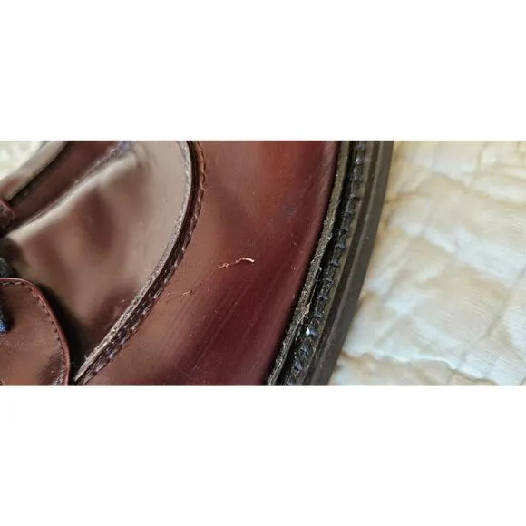 NEW Bacco Bucci Amherst Sz 10 Dark Brown Leather Lace Up Oxford Shoes Italy