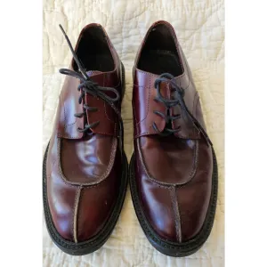NEW Bacco Bucci Amherst Sz 10 Dark Brown Leather Lace Up Oxford Shoes Italy