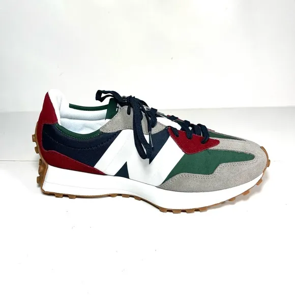 New Balance 327 Men’s Sneakers MS327PWA Blue /Red/ Green Shoes Size 11.5D