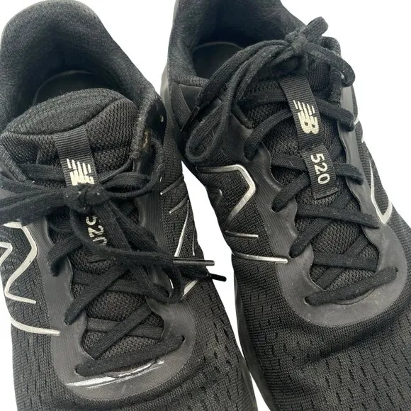 New Balance 520 V8 Running Shoes Men’s Size 13 D Athletic Sneakers Black Silver