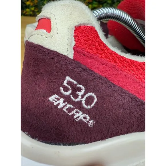 New Balance 530‎ Encap Shoes Sneakers M530RAA Red Chocolate Cherry Mens 8 NB GUC
