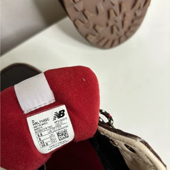 New Balance 710 NB NB710 men lifestyle winter casual sneakers brown 8.5