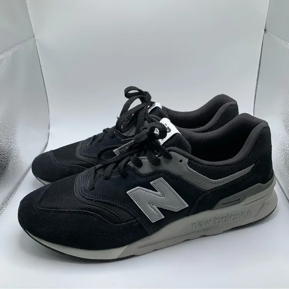New Balance 997H Lace Up  Mens Black, Silver Sneakers Casual CM997HCC SZ 12 1299