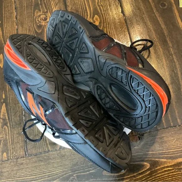 New Balance Black and Orange Athletic Sneakers