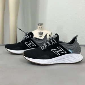 New Balance Fresh Foam Roav V1 Classic Sneaker Hands Free Slip Black Aluminum