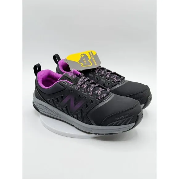 NEW‎ BALANCE Industrial 412 Womens Safety Size 10 D Wide Alum Toe Black ~ New In