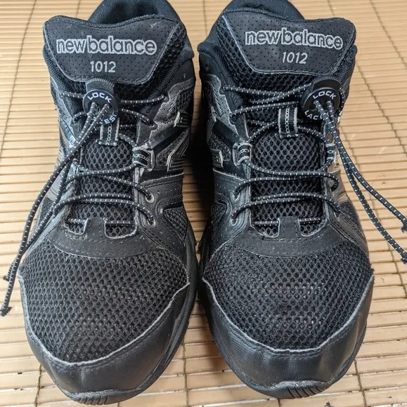 New Balance Mens 1012 MX1012BK Black Athletic Shoes Sneakers Size 10 4E