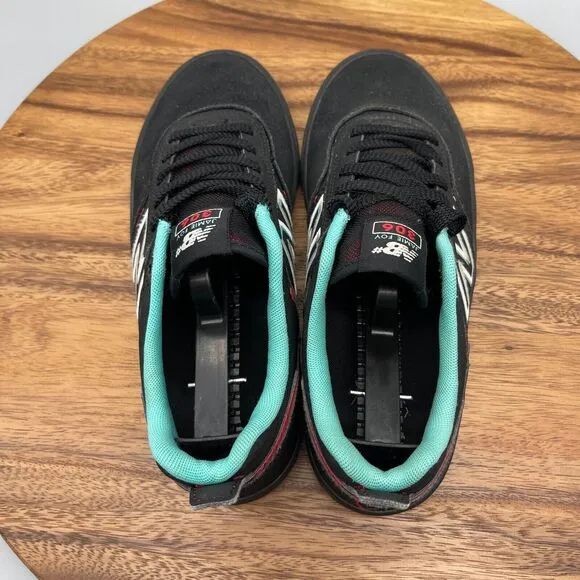 New Balance Mens 7.5 Numeric Jamie Foy 306 Sneakers in Black Red Teal NM306RNR
