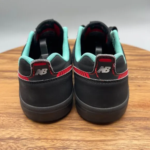 New Balance Mens 7.5 Numeric Jamie Foy 306 Sneakers in Black Red Teal NM306RNR