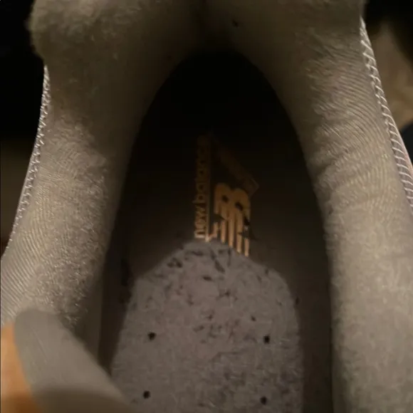 New Balance Men's Tan and Gray Sneakers