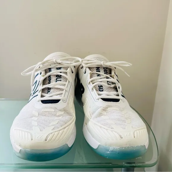 New Balance Shoes Mens 13 2E FuelCell 996v5 Tennis Sneakers White Low MCH996N5