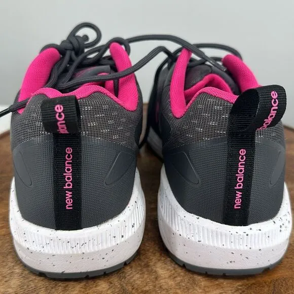 New Balance Shoes Wm 11 D (Wide) Grey/Pink Composite Safety Toe Work Sneaker