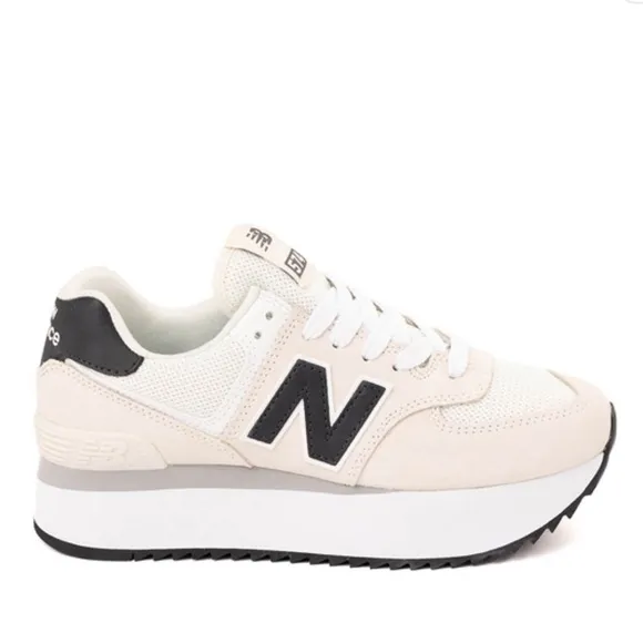 New Balance Womens 574 Stacked Casual Sneakers