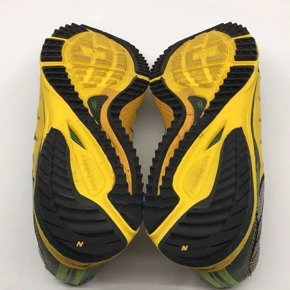 New Balance 904 Lightweight PL-1Fit Green and Yellow Sneakers Sz 10